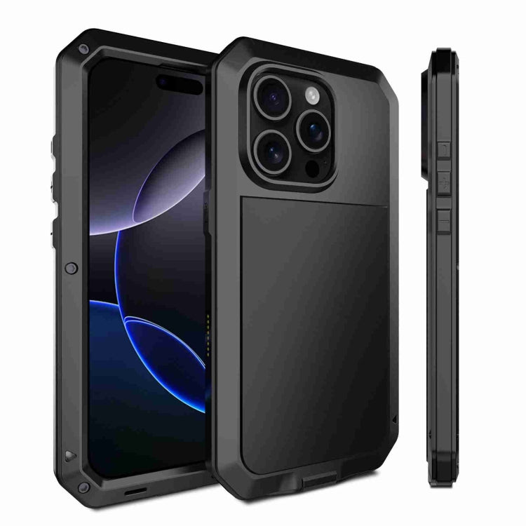 غطاء هاتف معدني ثلاثي الحماية من RedPepper، لهواتف iPhone 17 Pro Max، iPhone 17 Pro، iPhone 17، iPhone Air، iPhone 16 Pro Max، iPhone 16 Pro، iPhone 16 Plus، iPhone 16