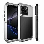 غطاء هاتف معدني ثلاثي الحماية من RedPepper، لهواتف iPhone 17 Pro Max، iPhone 17 Pro، iPhone 17، iPhone Air، iPhone 16 Pro Max، iPhone 16 Pro، iPhone 16 Plus، iPhone 16