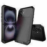 غطاء هاتف معدني ثلاثي الحماية من RedPepper، لهواتف iPhone 17 Pro Max، iPhone 17 Pro، iPhone 17، iPhone Air، iPhone 16 Pro Max، iPhone 16 Pro، iPhone 16 Plus، iPhone 16