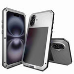 غطاء هاتف معدني ثلاثي الحماية من RedPepper، لهواتف iPhone 17 Pro Max، iPhone 17 Pro، iPhone 17، iPhone Air، iPhone 16 Pro Max، iPhone 16 Pro، iPhone 16 Plus، iPhone 16