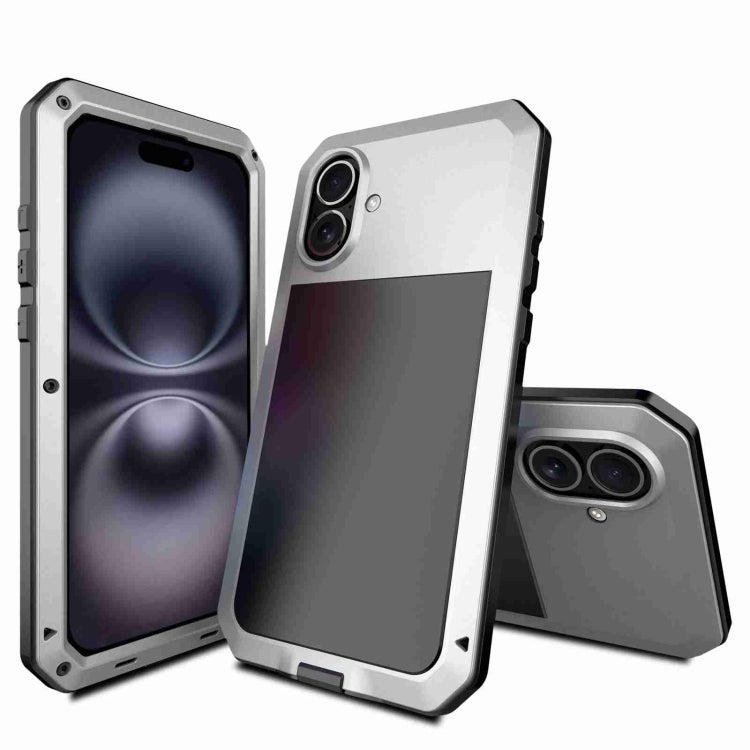 غطاء هاتف معدني ثلاثي الحماية من RedPepper، لهواتف iPhone 17 Pro Max، iPhone 17 Pro، iPhone 17، iPhone Air، iPhone 16 Pro Max، iPhone 16 Pro، iPhone 16 Plus، iPhone 16