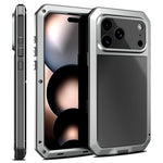 غطاء هاتف معدني ثلاثي الحماية من RedPepper، لهواتف iPhone 17 Pro Max، iPhone 17 Pro، iPhone 17، iPhone Air، iPhone 16 Pro Max، iPhone 16 Pro، iPhone 16 Plus، iPhone 16