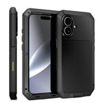 غطاء هاتف معدني ثلاثي الحماية من RedPepper، لهواتف iPhone 17 Pro Max، iPhone 17 Pro، iPhone 17، iPhone Air، iPhone 16 Pro Max، iPhone 16 Pro، iPhone 16 Plus، iPhone 16