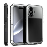 غطاء هاتف معدني ثلاثي الحماية من RedPepper، لهواتف iPhone 17 Pro Max، iPhone 17 Pro، iPhone 17، iPhone Air، iPhone 16 Pro Max، iPhone 16 Pro، iPhone 16 Plus، iPhone 16