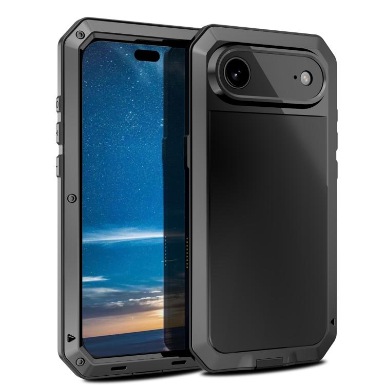 غطاء هاتف معدني ثلاثي الحماية من RedPepper، لهواتف iPhone 17 Pro Max، iPhone 17 Pro، iPhone 17، iPhone Air، iPhone 16 Pro Max، iPhone 16 Pro، iPhone 16 Plus، iPhone 16