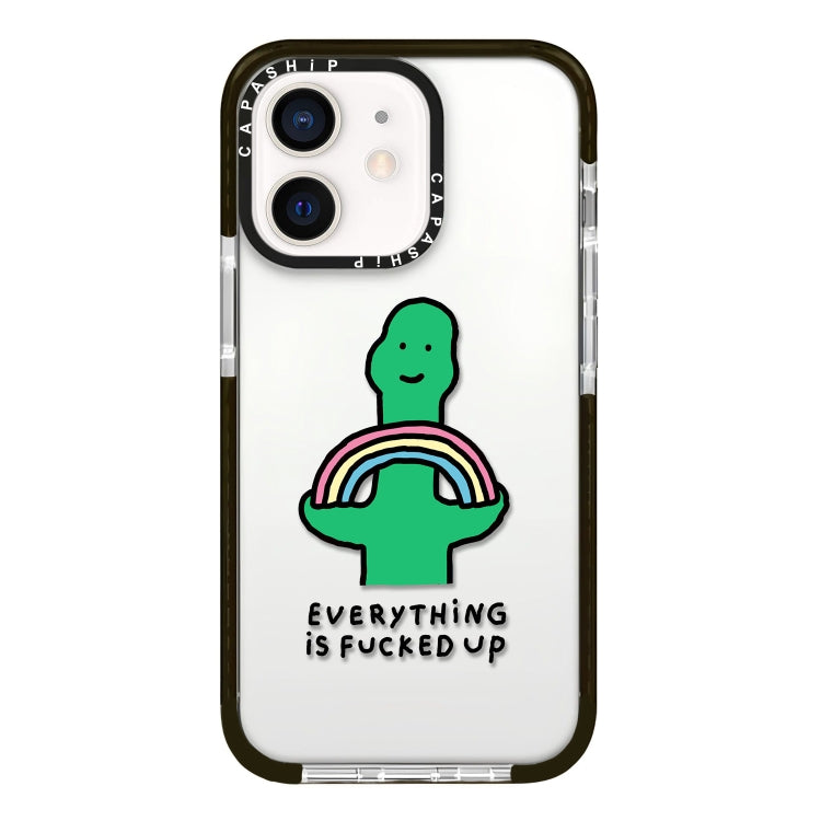 Simple Illustration Pattern Full Coverage Phone Case, For iPhone 12