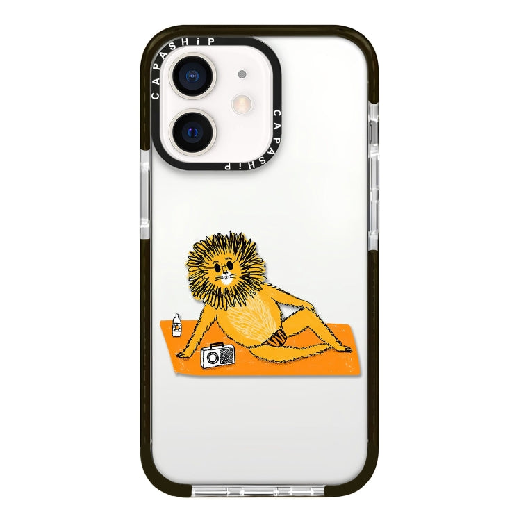 Simple Illustration Pattern Full Coverage Phone Case, For iPhone 12