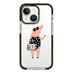 Simple Illustration Pattern Full Coverage Phone Case, For iPhone 13 mini