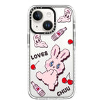 Simple Illustration Pattern Full Coverage Phone Case, For iPhone 14 Plus