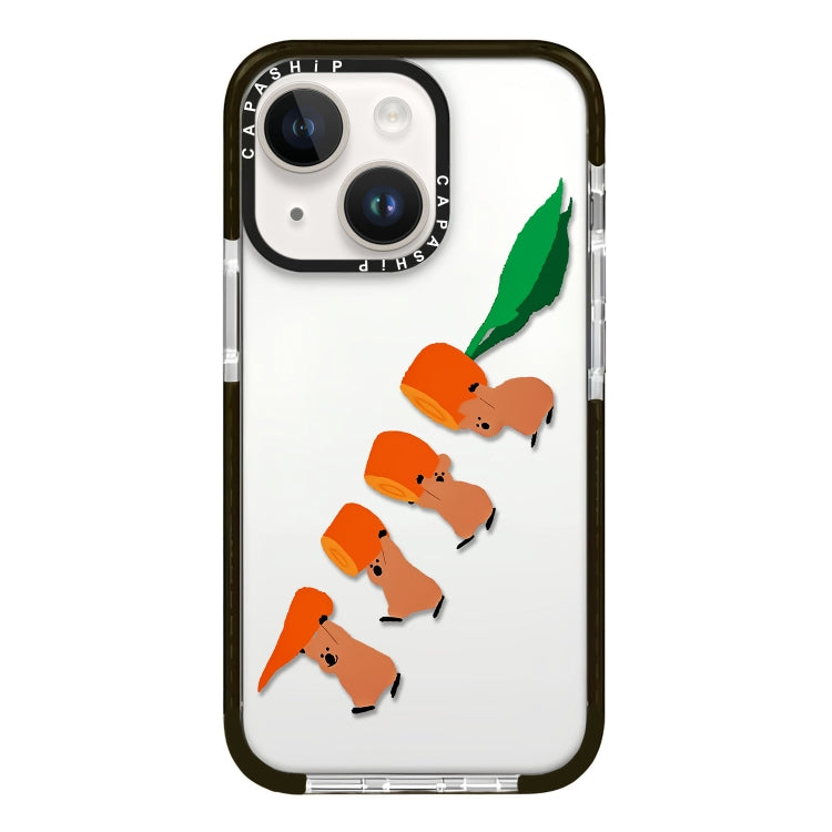 Simple Illustration Pattern Full Coverage Phone Case, For iPhone 15