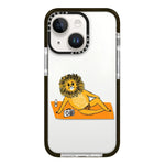 Simple Illustration Pattern Full Coverage Phone Case, For iPhone 15