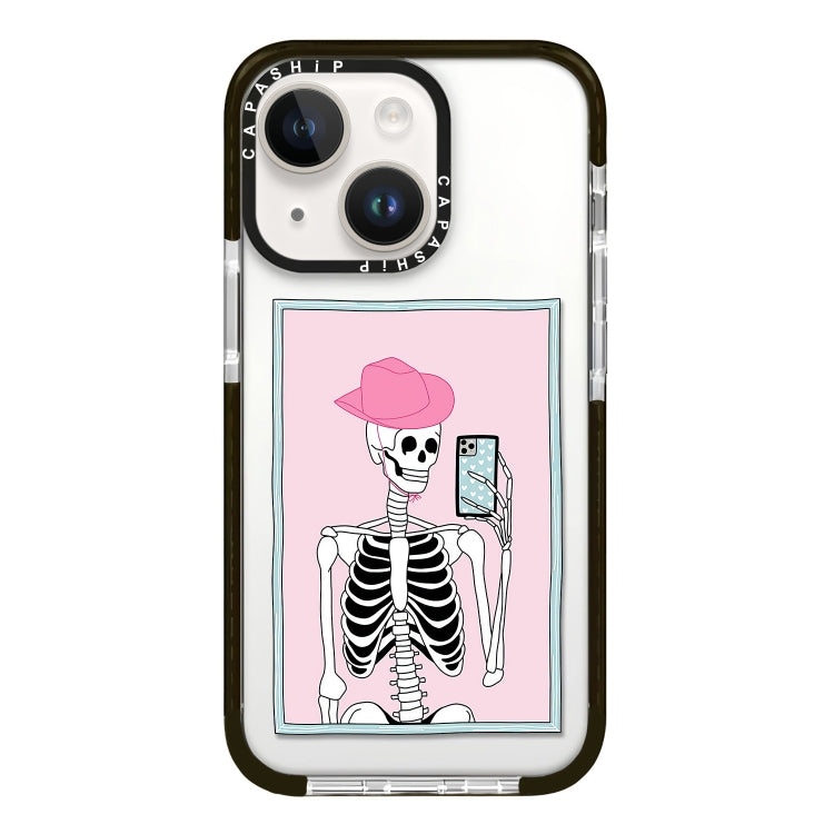 Simple Illustration Pattern Full Coverage Phone Case, For iPhone 15 Plus