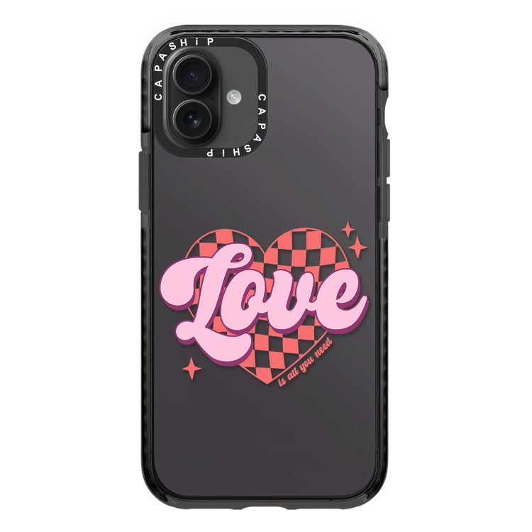 Simple Illustration Pattern Full Coverage Phone Case, For iPhone 16 Plus