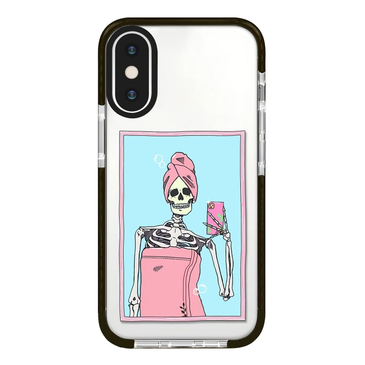 Simple Illustration Pattern Full Coverage Phone Case, For iPhone X / XS