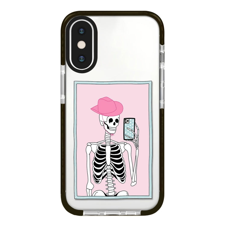 Simple Illustration Pattern Full Coverage Phone Case, For iPhone X / XS