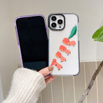Simple Illustration Pattern Full Coverage Phone Case, For iPhone 14 Pro