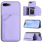 غطاء هاتف بملمس جلدي مع أربع فتحات للبطاقات وحزام معصم، لأجهزة iPhone 12 mini، iPhone 11 Pro Max، iPhone 11، iPhone 11 Pro، iPhone X / XS، iPhone XR، iPhone XS Max، iPhone 7 Plus / 8 Plus
