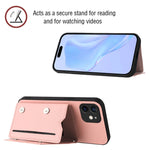 غطاء هاتف بملمس جلدي مع أربع فتحات للبطاقات وحزام معصم، لأجهزة iPhone 12 mini، iPhone 11 Pro Max، iPhone 11، iPhone 11 Pro، iPhone X / XS، iPhone XR، iPhone XS Max، iPhone 7 Plus / 8 Plus