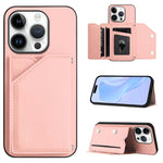 غطاء هاتف بملمس جلدي مع أربع فتحات للبطاقات وحزام معصم، لأجهزة iPhone 17 Pro Max، iPhone 17 Pro، iPhone 17، iPhone Air، iPhone 16 Pro Max، iPhone 16 Pro، iPhone 16 Plus، iPhone 16