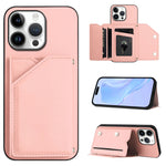 غطاء هاتف بملمس جلدي مع أربع فتحات للبطاقات وحزام معصم، لأجهزة iPhone 17 Pro Max، iPhone 17 Pro، iPhone 17، iPhone Air، iPhone 16 Pro Max، iPhone 16 Pro، iPhone 16 Plus، iPhone 16