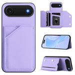 غطاء هاتف بملمس جلدي مع أربع فتحات للبطاقات وحزام معصم، لأجهزة iPhone 17 Pro Max، iPhone 17 Pro، iPhone 17، iPhone Air، iPhone 16 Pro Max، iPhone 16 Pro، iPhone 16 Plus، iPhone 16