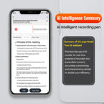 قلم تسجيل صوتي مغناطيسي مع تقليل الضوضاء Q70A يدعم التحكم عبر التطبيق، 8GB، 16GB، 32GB، 64GB، 128GB