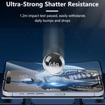 فيلم زجاج مقسى عالي الدقة 2.5D من سلسلة JOYROOM Knight بشاشة كاملة، لهواتف iPhone 17 Pro Max، iPhone 17 Pro، iPhone 17، iPhone Air، iPhone 15 Pro Max، iPhone 15 Pro