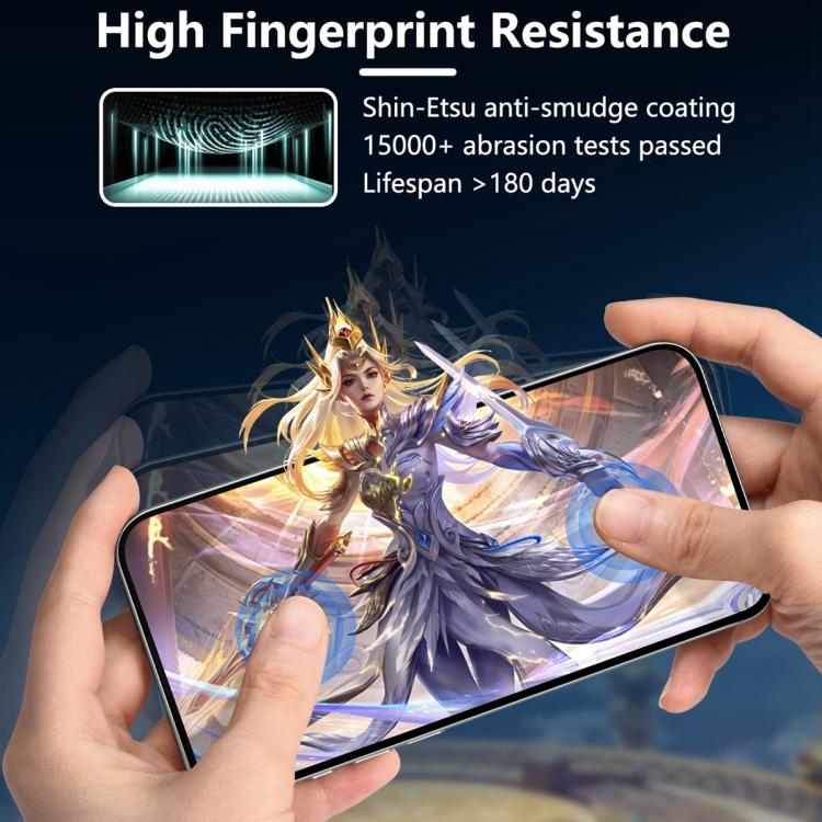 فيلم زجاج مقسى عالي الدقة 2.5D من سلسلة JOYROOM Knight بشاشة كاملة، لهواتف iPhone 17 Pro Max، iPhone 17 Pro، iPhone 17، iPhone Air، iPhone 15 Pro Max، iPhone 15 Pro
