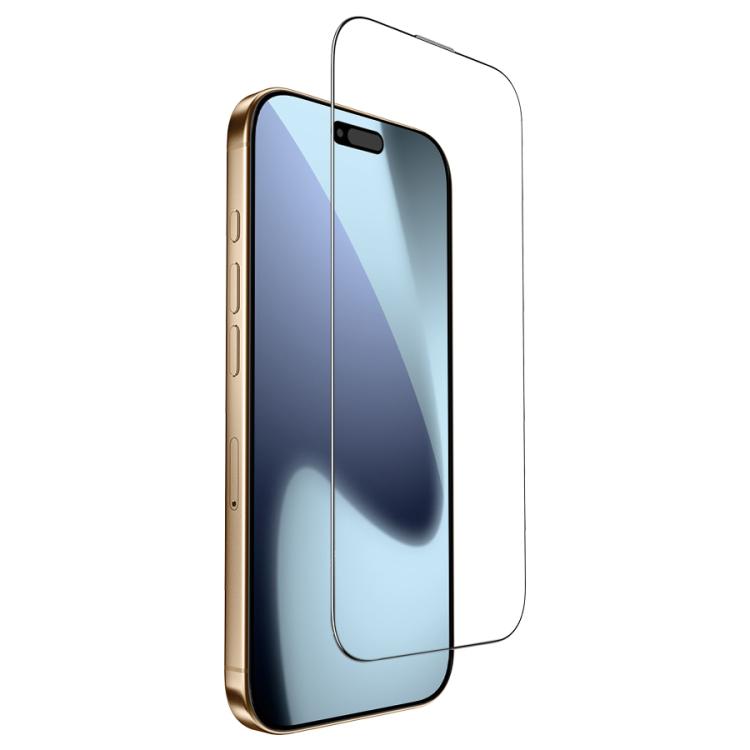فيلم زجاج مقسى عالي الدقة 2.5D من سلسلة JOYROOM Knight بشاشة كاملة، لهواتف iPhone 17 Pro Max، iPhone 17 Pro، iPhone 17، iPhone Air، iPhone 15 Pro Max، iPhone 15 Pro