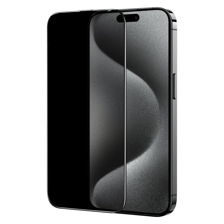 فيلم زجاج مقسى خصوصية 2.5D من سلسلة JOYROOM Knight بشاشة كاملة، لهواتف iPhone 17 Pro Max، iPhone 17 Pro، iPhone 17، iPhone Air، iPhone 15 Pro Max، iPhone 15 Pro، iPhone 15 Plus، iPhone 15