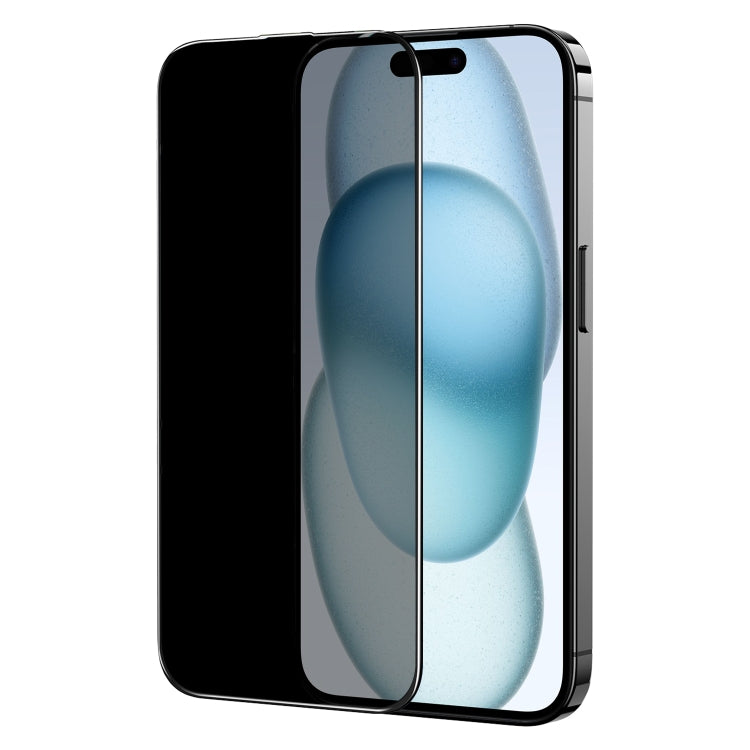 فيلم زجاج مقسى خصوصية 2.5D من سلسلة JOYROOM Knight بشاشة كاملة، لهواتف iPhone 17 Pro Max، iPhone 17 Pro، iPhone 17، iPhone Air، iPhone 15 Pro Max، iPhone 15 Pro، iPhone 15 Plus، iPhone 15