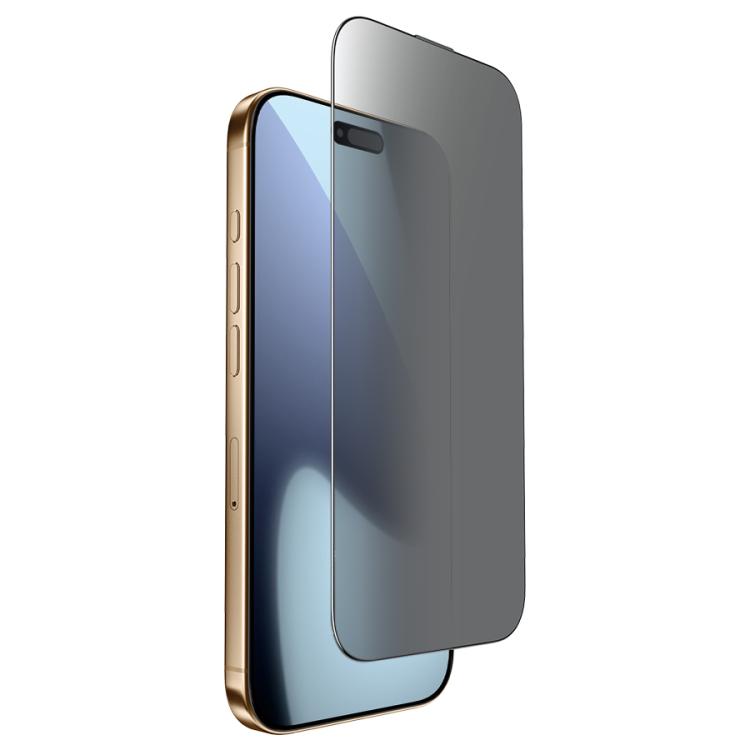 فيلم زجاج مقسى خصوصية 2.5D من سلسلة JOYROOM Knight بشاشة كاملة، لهواتف iPhone 17 Pro Max، iPhone 17 Pro، iPhone 17، iPhone Air، iPhone 15 Pro Max، iPhone 15 Pro، iPhone 15 Plus، iPhone 15