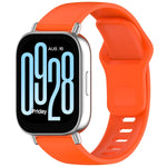 Solid Color Reverse Buckle Silicone Watch Band, For Redmi Watch 5 Active