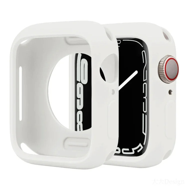 غطاء ساعة نصف تغطية من السيليكون بنمط الحلوى، لسلسلة Apple Watch مقاسات 38مم / 40مم