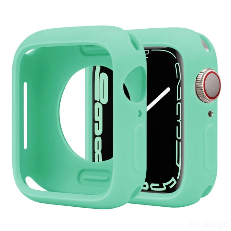 غطاء ساعة نصف تغطية من السيليكون بنمط الحلوى، لسلسلة Apple Watch مقاسات 38مم / 40مم