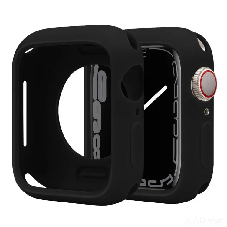 غطاء ساعة نصف تغطية من السيليكون بنمط الحلوى، لسلسلة Apple Watch مقاسات 38مم / 40مم