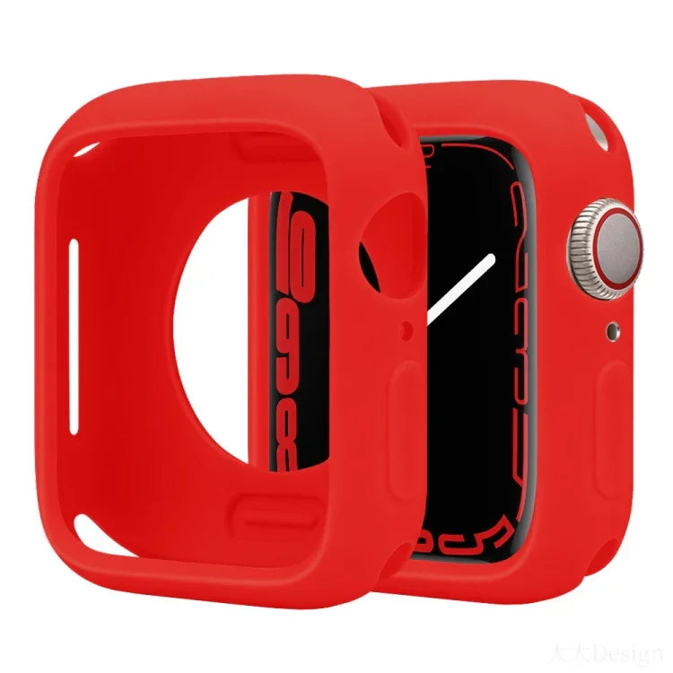 غطاء ساعة نصف تغطية من السيليكون بنمط الحلوى، لسلسلة Apple Watch مقاسات 38مم / 40مم