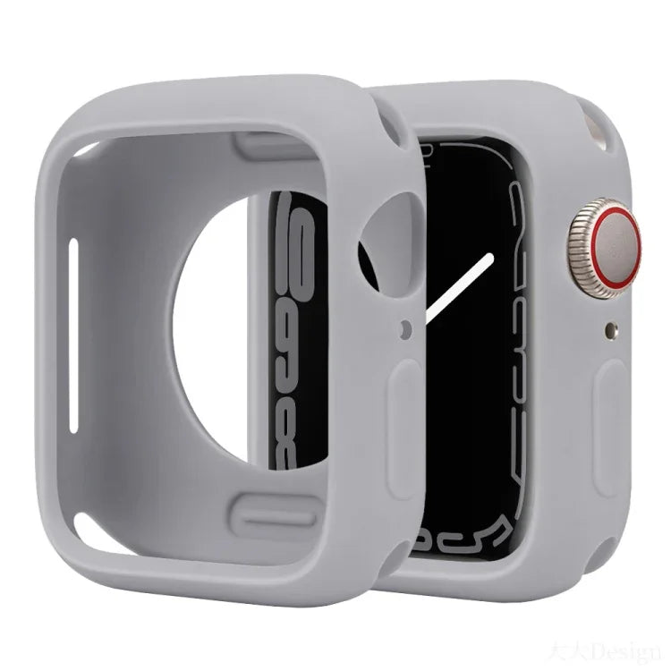 غطاء ساعة نصف تغطية من السيليكون بنمط الحلوى، لسلسلة Apple Watch مقاسات 38مم / 40مم