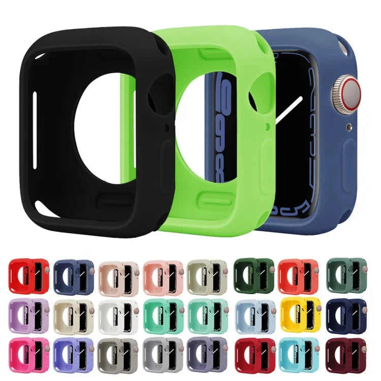 Candy Silicone Half Coverage Watch Case, For Apple Watch Series 41mm