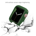 غطاء ساعة نصف تغطية من السيليكون بنمط الحلوى، لسلسلة Apple Watch مقاسات 38مم / 40مم