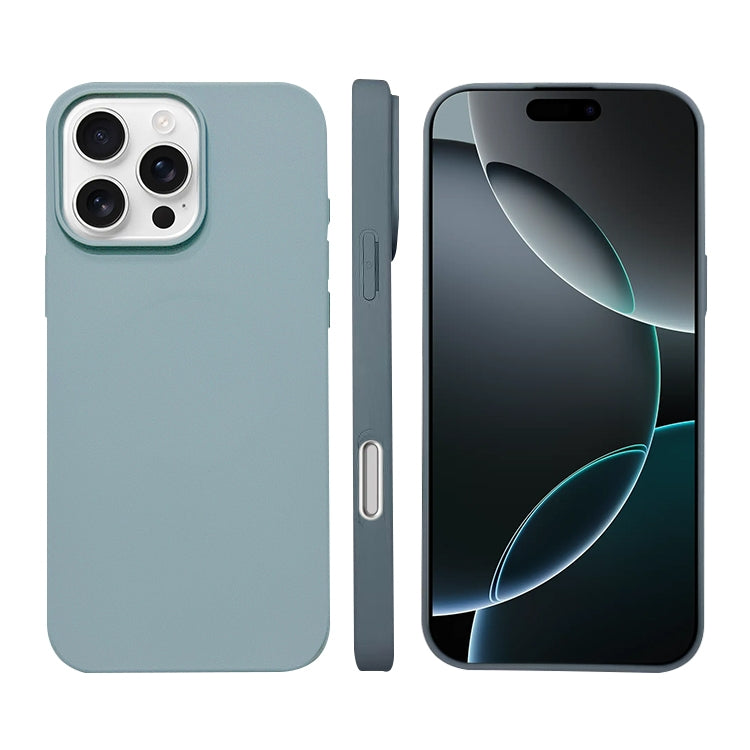 غطاء هاتف من السيليكون السائل مع MagSafe، لأجهزة iPhone 16 Pro Max، iPhone 16 Pro، iPhone 16 Plus، iPhone 16