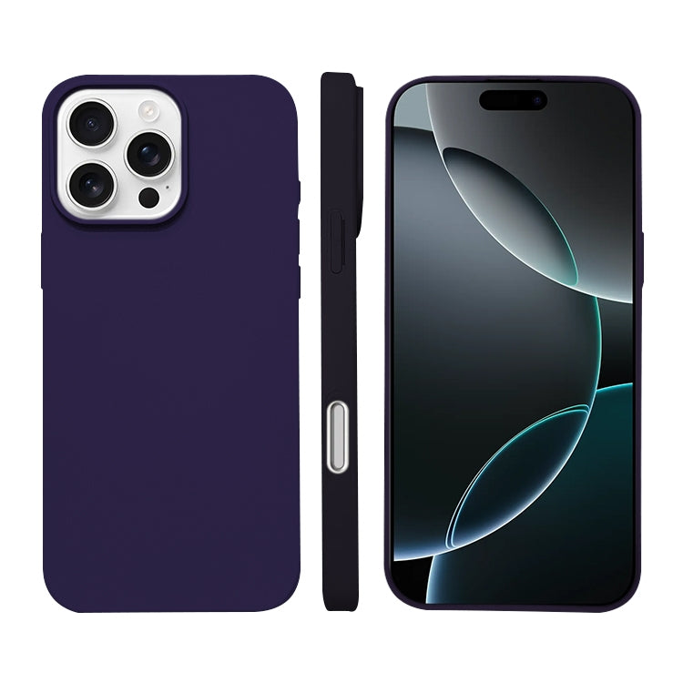 غطاء هاتف من السيليكون السائل مع MagSafe، لأجهزة iPhone 16 Pro Max، iPhone 16 Pro، iPhone 16 Plus، iPhone 16