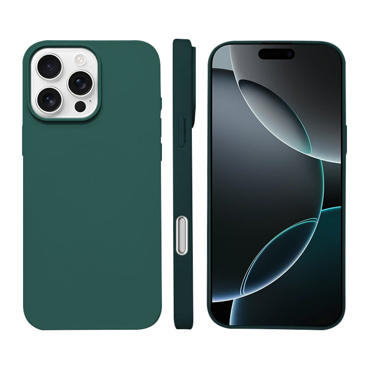 غطاء هاتف من السيليكون السائل مع MagSafe، لأجهزة iPhone 16 Pro Max، iPhone 16 Pro، iPhone 16 Plus، iPhone 16