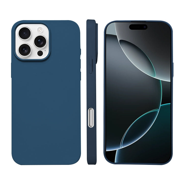 غطاء هاتف من السيليكون السائل مع MagSafe، لأجهزة iPhone 16 Pro Max، iPhone 16 Pro، iPhone 16 Plus، iPhone 16