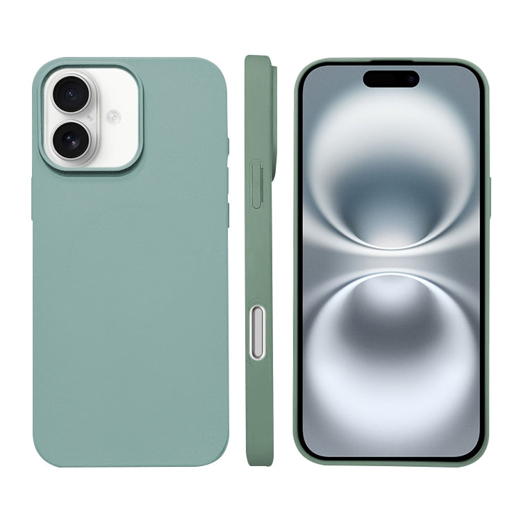 غطاء هاتف من السيليكون السائل مع MagSafe، لأجهزة iPhone 16 Pro Max، iPhone 16 Pro، iPhone 16 Plus، iPhone 16