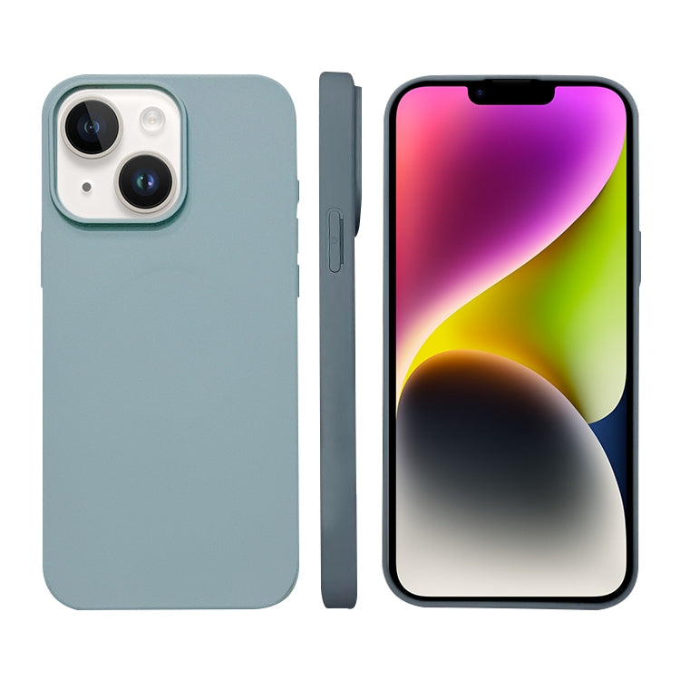 غطاء هاتف من السيليكون السائل مع MagSafe، لأجهزة iPhone 14 Plus، iPhone 14، iPhone 14 Pro، iPhone 14 Pro Max