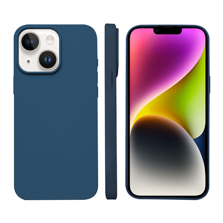 غطاء هاتف من السيليكون السائل مع MagSafe، لأجهزة iPhone 14 Plus، iPhone 14، iPhone 14 Pro، iPhone 14 Pro Max