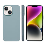 غطاء هاتف من السيليكون السائل مع MagSafe، لأجهزة iPhone 14 Plus، iPhone 14، iPhone 14 Pro، iPhone 14 Pro Max