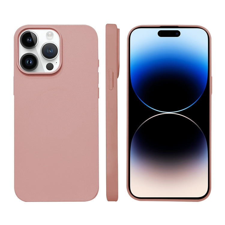 غطاء هاتف من السيليكون السائل مع MagSafe، لأجهزة iPhone 14 Plus، iPhone 14، iPhone 14 Pro، iPhone 14 Pro Max