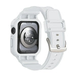 غطاء درع TPU مدمج مع سوار ساعة، لسلسلة Apple Watch 10 / 11 مقاس 46مم، لسلسلة Apple Watch 10 / 11 مقاس 42مم